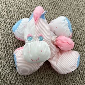 Vintage Fisher-Price 1991  Puffalumps Zebra